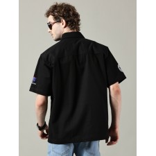 POLOKOŠILE (TRIČKO S LÍMEČKEM) ČERNÉ - ČZ MOTORCYCLES - (UNISEX)